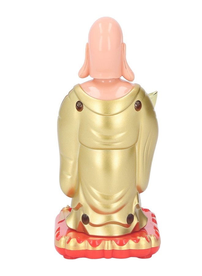 Sunicon Standing Maitreya Buddha Solar Ornaments, Light Energy Sensing Automatically Wave Hand Nod Head Car Dashboard Ornament Home Wealth Health Lucky Ornaments - Image 5